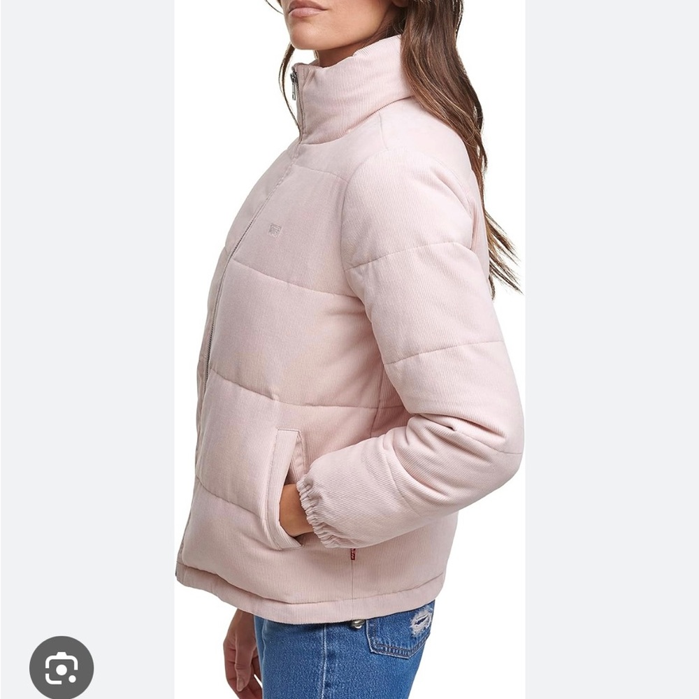 Light Pink Levi’s Puffer Jacket